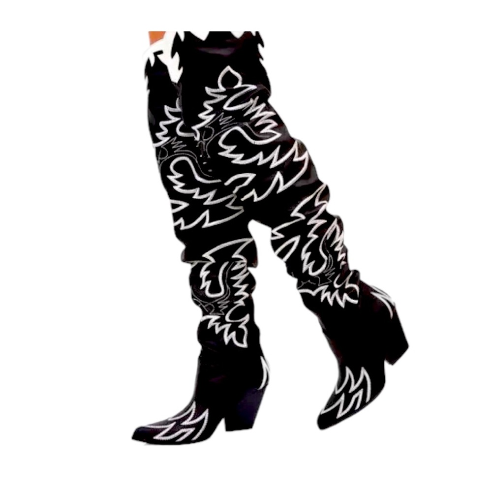 Thigh High Cowgirl Boots